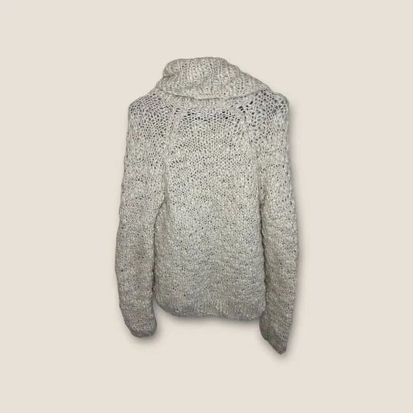 Vivienne Tam Chunky Knit Wool Blend Cowl Neck Sweater Size Small - Picture 2 of 5